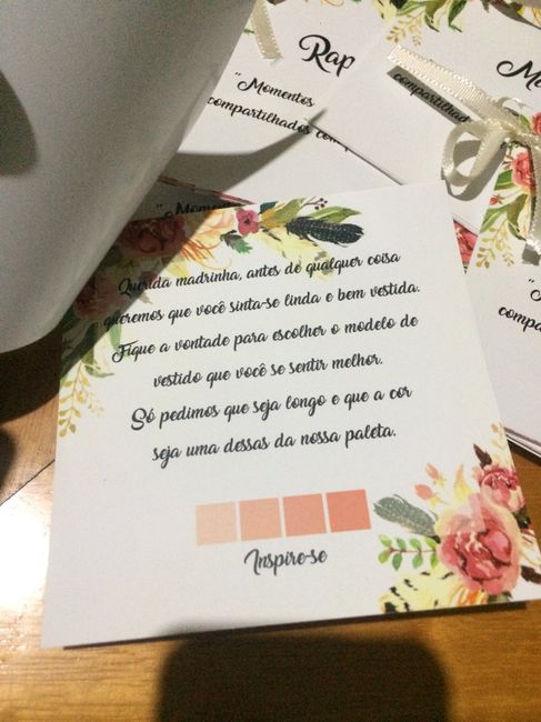 Convites dos padrinhos #vemver - 2