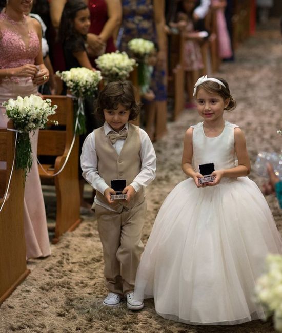 Os pajens e daminhas do seu casamento serão tradicionais ou modernos? Aqui vai algumas dúvidas, que 