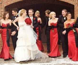 Casamento: Inspirações Madrinhas Vermelho 2