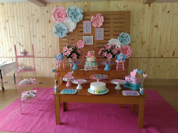decoração do cha