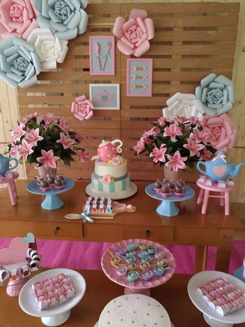 decoração do cha
