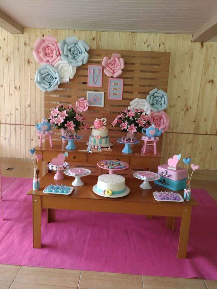 decoração do cha