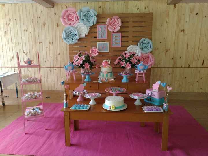 decoração do cha