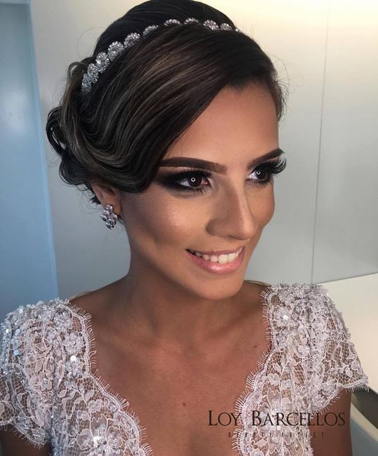 maquiagem e penteado