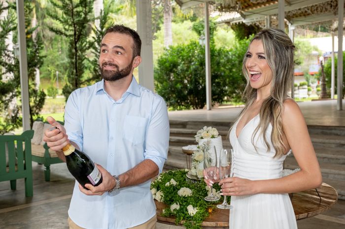 Casamento civil em Tiradentes: Nossa recepção bolo e champanhe 5