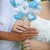 Eu e minha mãe que fizemos o bouquet