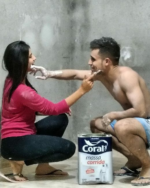 Distração no meio da correria - fotos na casinha - 3