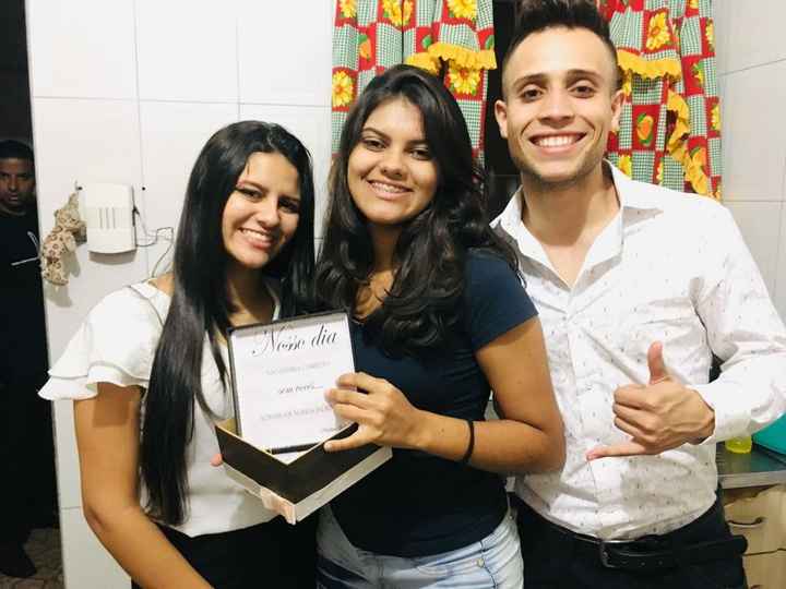 Já começamos entregar nossos convites dos padrinhos, vem Veeeeer💝 - 3