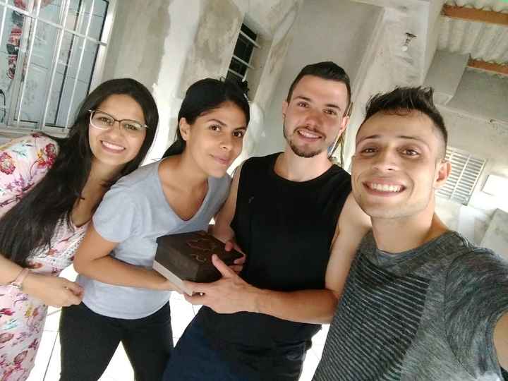 Já começamos entregar nossos convites dos padrinhos, vem Veeeeer💝 - 6