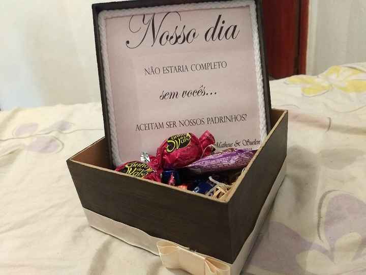 Já começamos entregar nossos convites dos padrinhos, vem Veeeeer💝 - 7