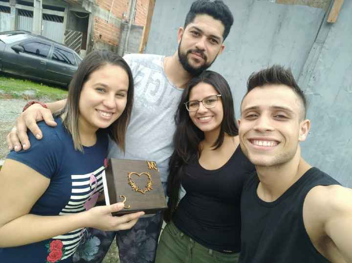 Já começamos entregar nossos convites dos padrinhos, vem Veeeeer💝 - 10