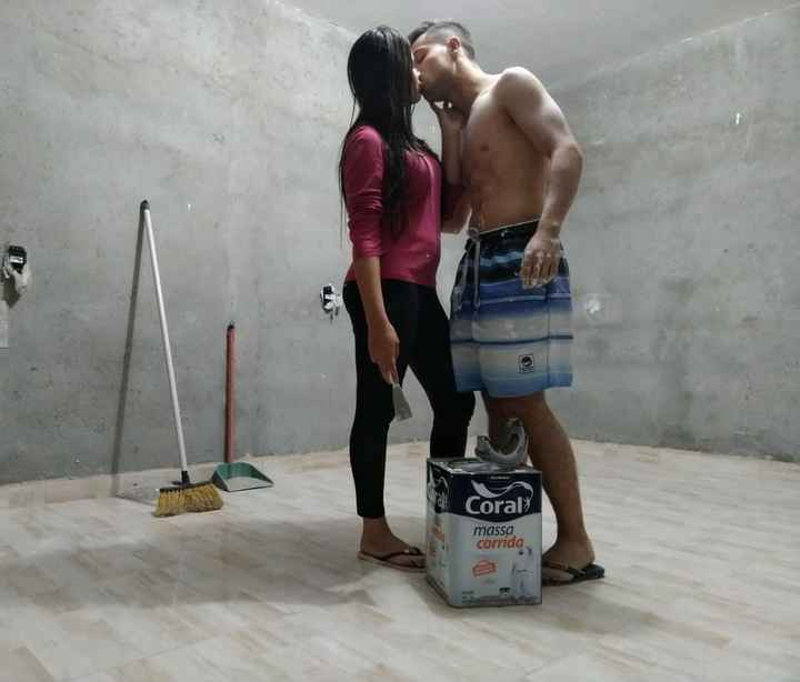 Distração no meio da correria - fotos na casinha - 2