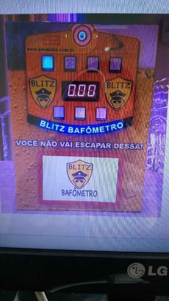 Indicações Bafômetro - 2