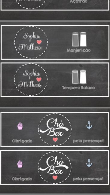 Chá/lembrancinhas - 1