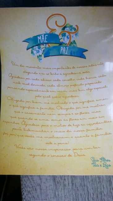 Convite dos pais - 1