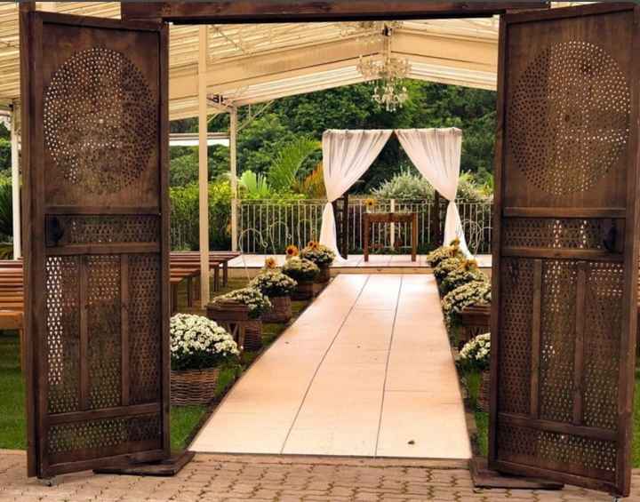 Portas para casamento ao ar livre #vemver - 3