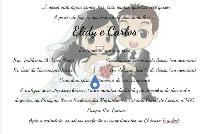 Meus convites - 2
