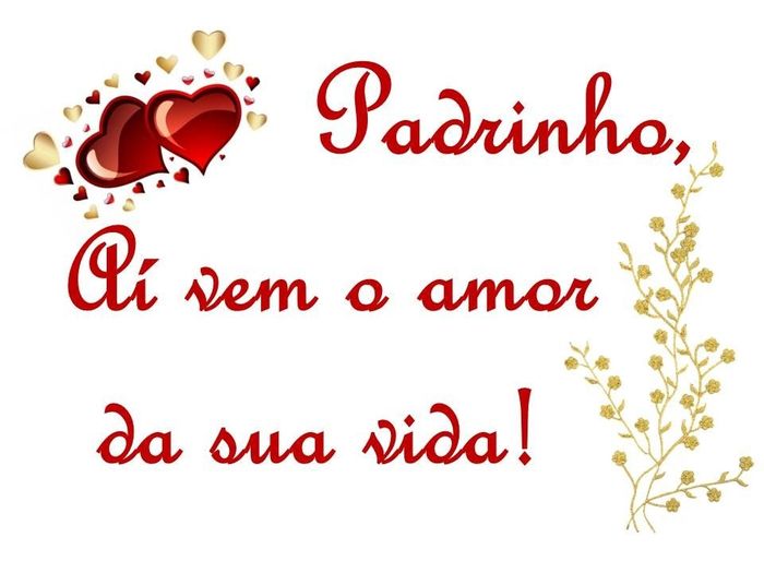 Placa nosso afilhado