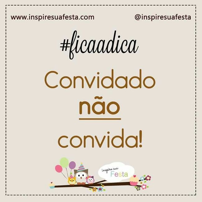 Convidados querendo levar outras pessoas. - 1