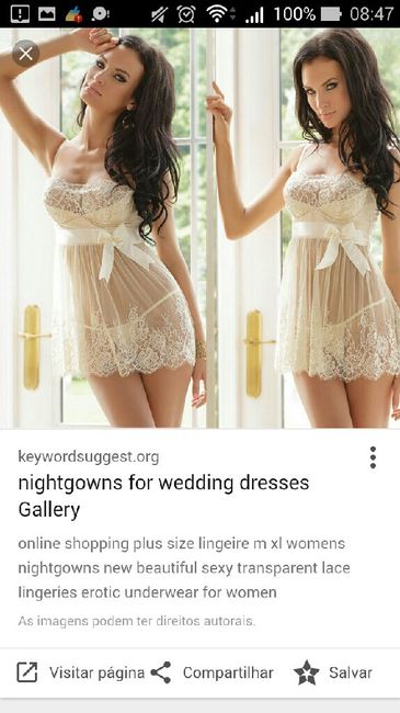 Tipos de lingerie pra noite de nupcias - 1