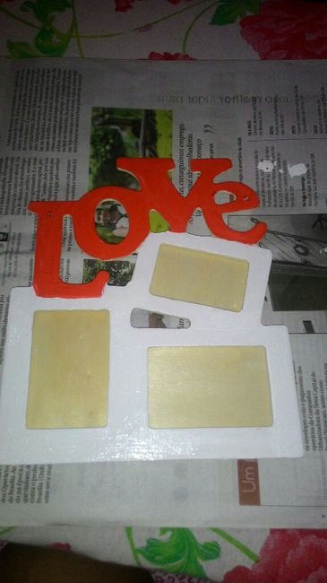 Diy  - faça  você  mesmo.  meu quadro love de pérolas. - 2