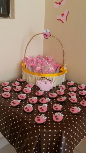 Mesa de lembrancinhas 
