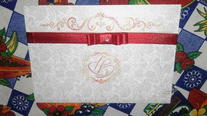 Meu convite de casamento #vem ver - 1