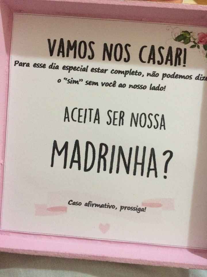 Convite dos padrinhos - 1