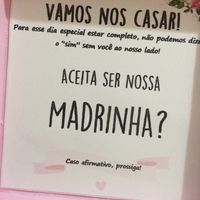 Convite dos padrinhos - 1
