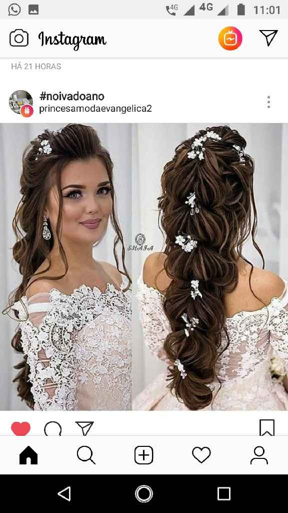 Penteado do casamento - 1