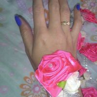 Corsage feito pela mamãe