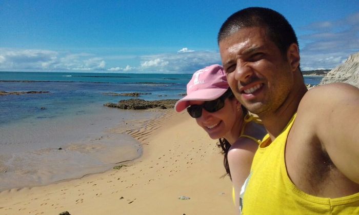 Praia do Espelho na Bahia