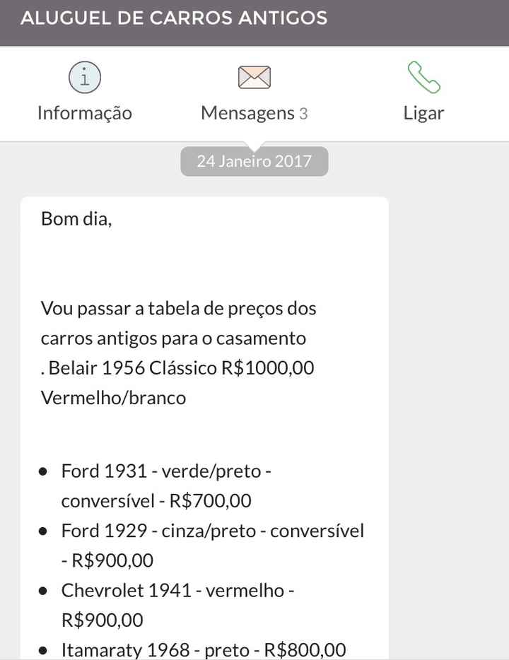 Tempo de resposta de um fornecedor - 1