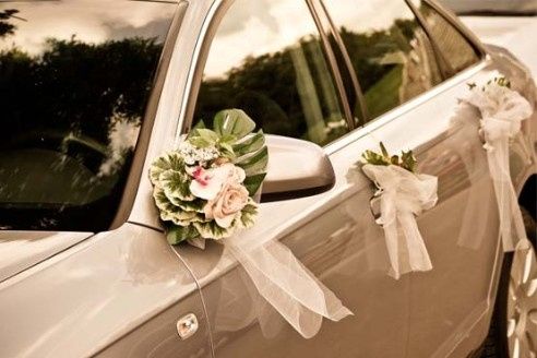 Decoração carro de noiva 4