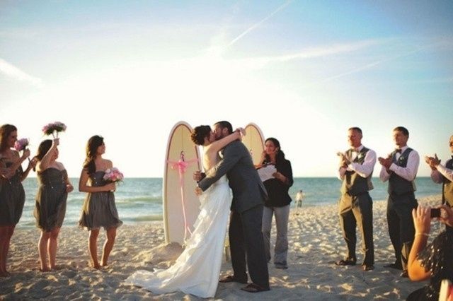 Casamento de surfista