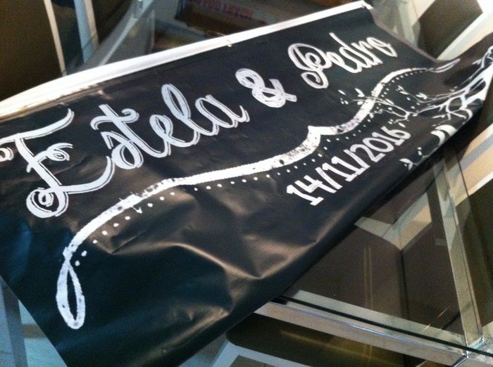 Painel Chalkboard - lona