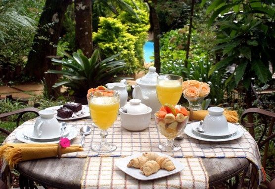 café da manhã romântico