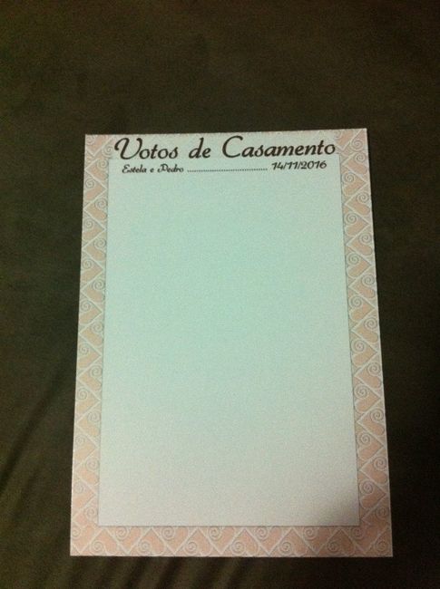 Cartões dos votos
