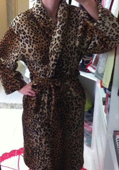 meu robe peludo de onça