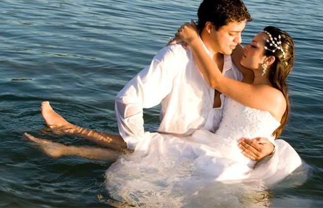 Ensaio trash the dress