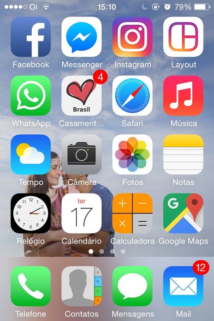 Meus principais apps <img class=