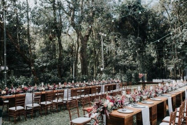 luzes no casamento