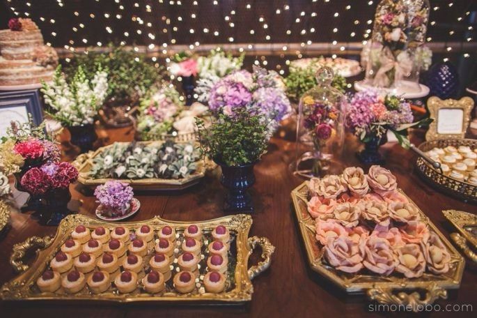 luzes no casamento
