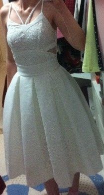 Vestido com a saia nova