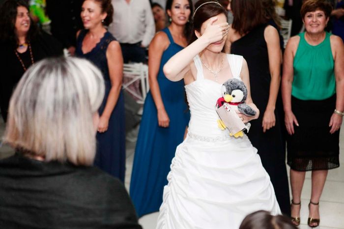 Brincadeira do pinguim com as casadas