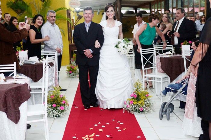 eu entrando com meu pai