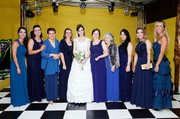 Fotos com pais, padrinhos e madrinhas