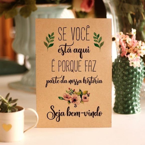 Placas com frases de amor 3