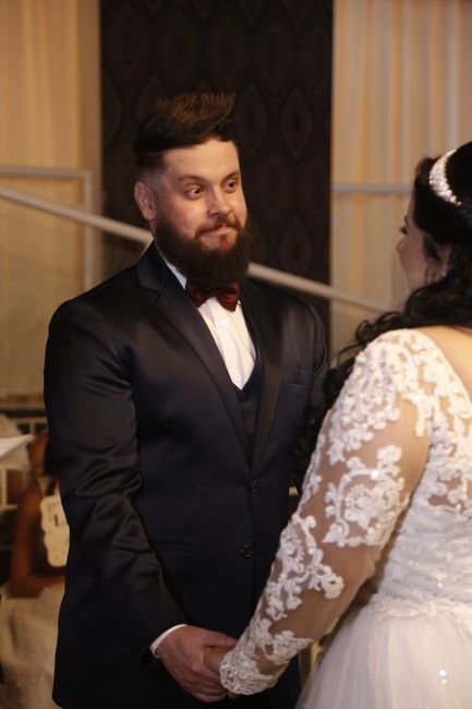 Meu casamento ! O noivo estava preocupado hein! kkkkk 