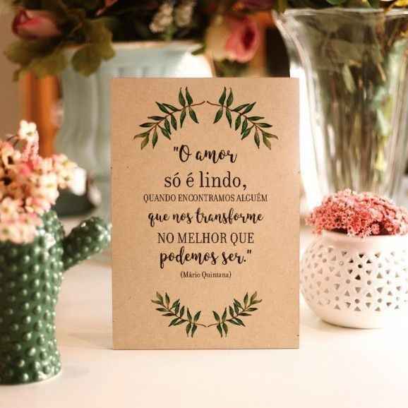 Placas com frases de amor - 1